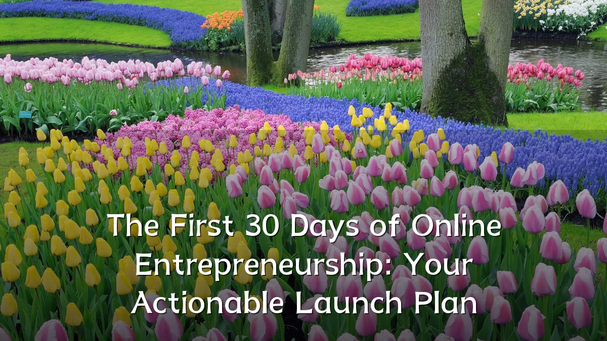 The First 30 Days of Online Entrepreneurship: Your Actionable Launch Plan
